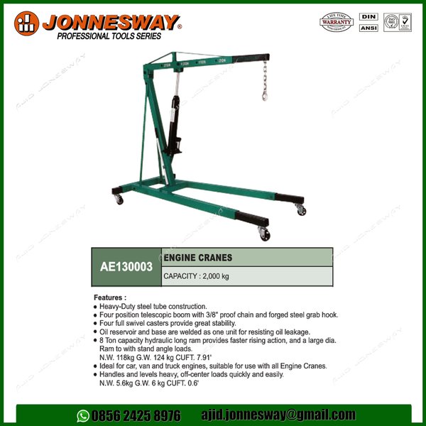 JONNESWAYAE130003ونش زرافة 2 طن