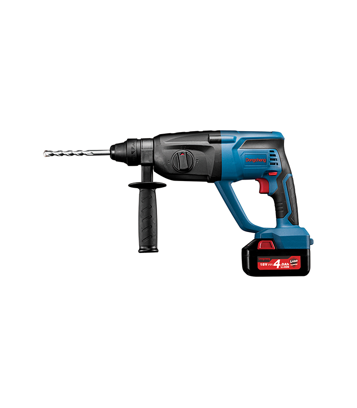 DongChengDCZC02-24هيلتى 22 مم بطارية بالشاحن 20 فولت 4 حركة 4 امبير 2 بطارية بشنطة قماش