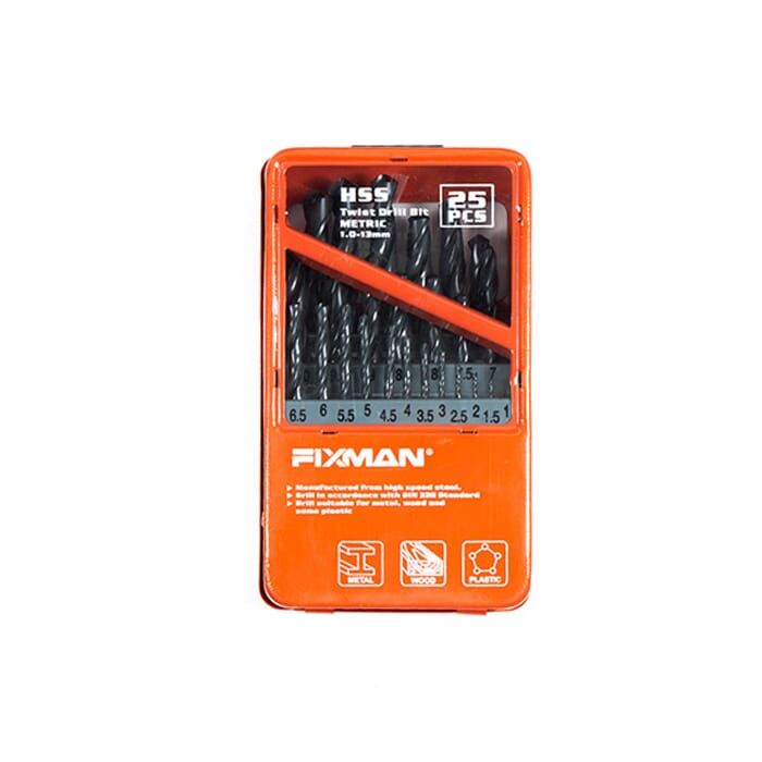 fixman R3103 طقم بنط 25 قطعه من 1 الى 13 مم