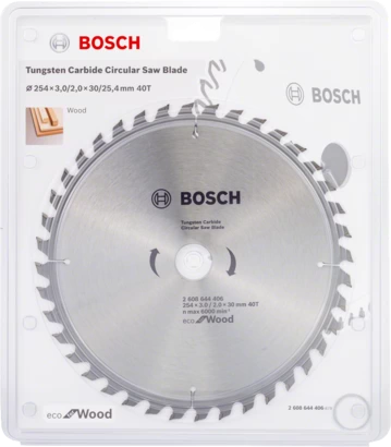 BOSCH	صينية منشار 10 بوصة  للخشب 40 سنة Eco Line	2608644406