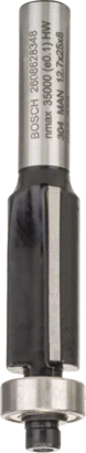 BOSCH	بنطة راوتر لتشذيب الرقائق قطر 8مم - اجمالي الطول 68 مم	2608628348