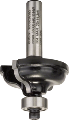 BOSCH	بنطة راوتر لتشكيل الحواف A قطر 8 مم - اجمالي الطول 57 مم	2608628393