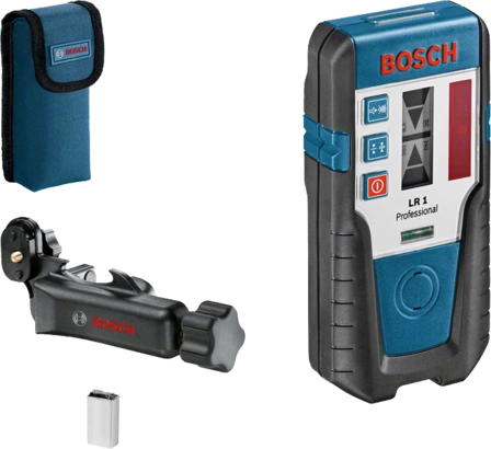 BOSCH LR 1 EU ريسيفر مخصص لجهاز تحديد مستوى دوار 300 متر- 400 متر حتى مدى 200 متر