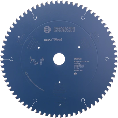 BOSCH	صينية منشار 12 بوصة  للخشب 72 سنة  	2608642531