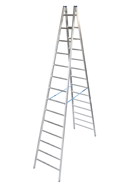 سلم الومنيوم مجوز ارتفاع من 2 متر حتى 6.20 متر طراز 32 الاسعار حسب الطراز