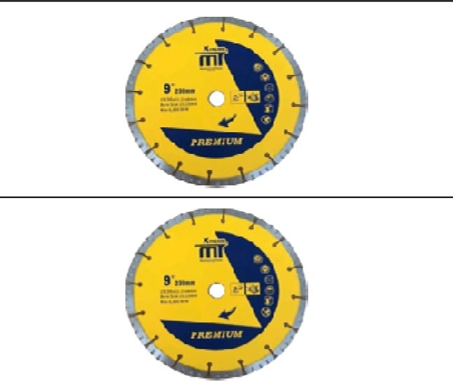 MTصينية الماظ 7 " مفتوحة مشرشرة اصفر