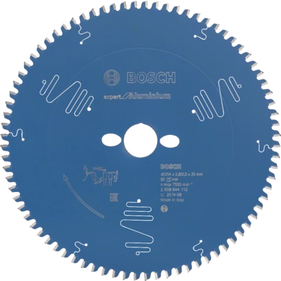 BOSCH	صينيه منشار 10 بوصه للالومنيوم 80 سنه 	2608644112