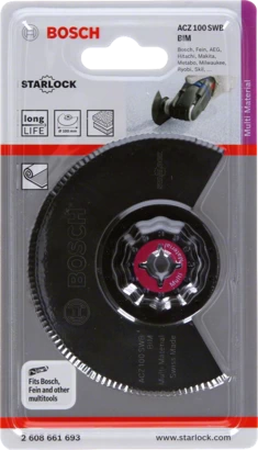 BOSCH	سلاح ترددي نصف دائري لجميع الاستخدامات ACZ 100 SWB	2608661693