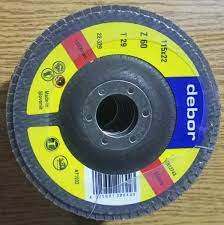 DEBOR	AT1001	قرص صنفرة مروحية 4.5" ستانلس خشانة 40