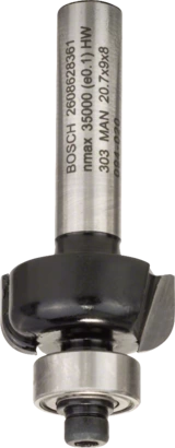 BOSCH	بنطة راوتر لتخديد التجاويف الدائريه 8 مم اجمالى الطول 53 مم	2608628361