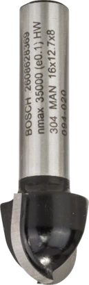 BOSCH	بنطة راوتر لتخديد التجاويف الدائريه 8 مم اجمالى الطول 45 مم	2608628369