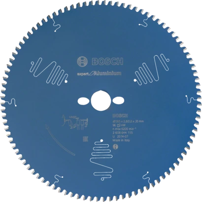 BOSCH	صينيه منشار 10 بوصه للالومنيوم 96 سنه 	2608644115