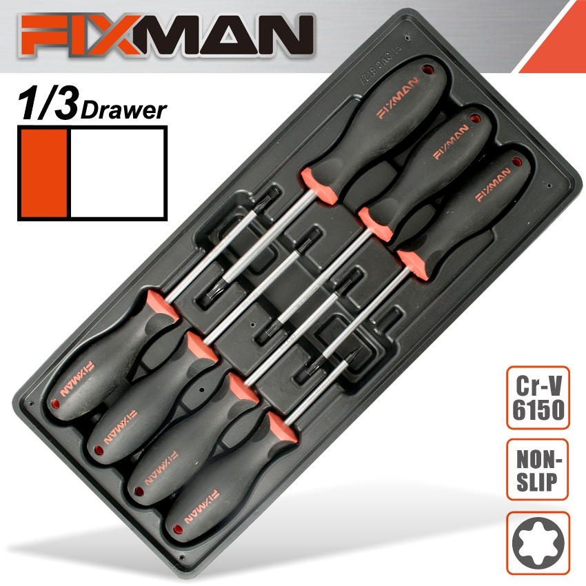 fixman F1.BT27طقم مفك توركس 7 قطع