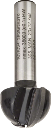 BOSCH	بنطة راوتر لتخديد التجاويف الدائريه 8 مم اجمالى الطول 46 مم	2608628370