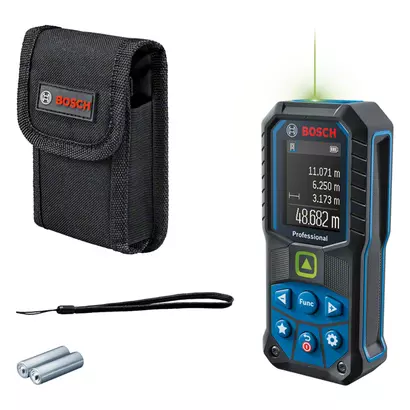 BOSCH GLM 50-25G جهاز قياس مسافات ومساحة وحجم  50 متر  - ليزر اخضر