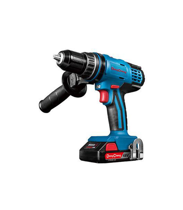 DongChengDCJZ13شنيور (دريل) فك وربط بطارية  18 فولت مقاس 13 مللى متعدد السرعات عزم 70 نيوتن