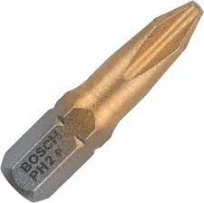 BOSCH	باكت سنون مفكات 10 قطع  PH2 * 25 MM تيتانيوم	2607001547