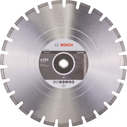 BOSCH	ديسك قطعية الماظ للاسفلت 18 بوصة	2608602627