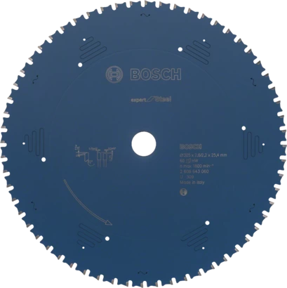 BOSCH	صينية ديسك قطعية حديد 12 بوصة 60 سنة 	2608643060