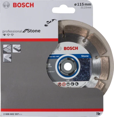 BOSCH	ديسك قطعية الماظ للحجاره 4,5 بوصة	2608602597