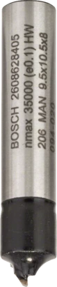 BOSCH	بنطة راوتر للتحزيز قطر 8 مم -اجمالى الطول 41 مم	2608628405