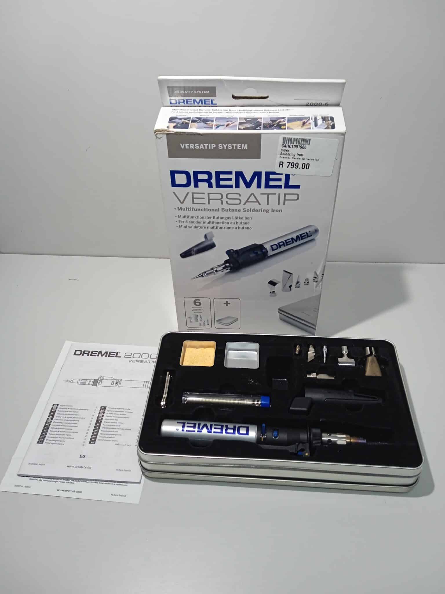 DREMEL VERSATIP 2000/6 كاوية لحام لتطبيقات اللحام الخفيفة والرسم بالحرق على الاخشاب
